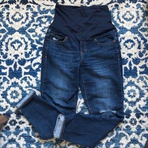 Full panel skinny maternity jeans